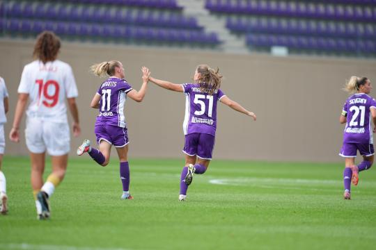 Femminile, la Fiorentina batte di misura la Ternana e torna in zona Champions