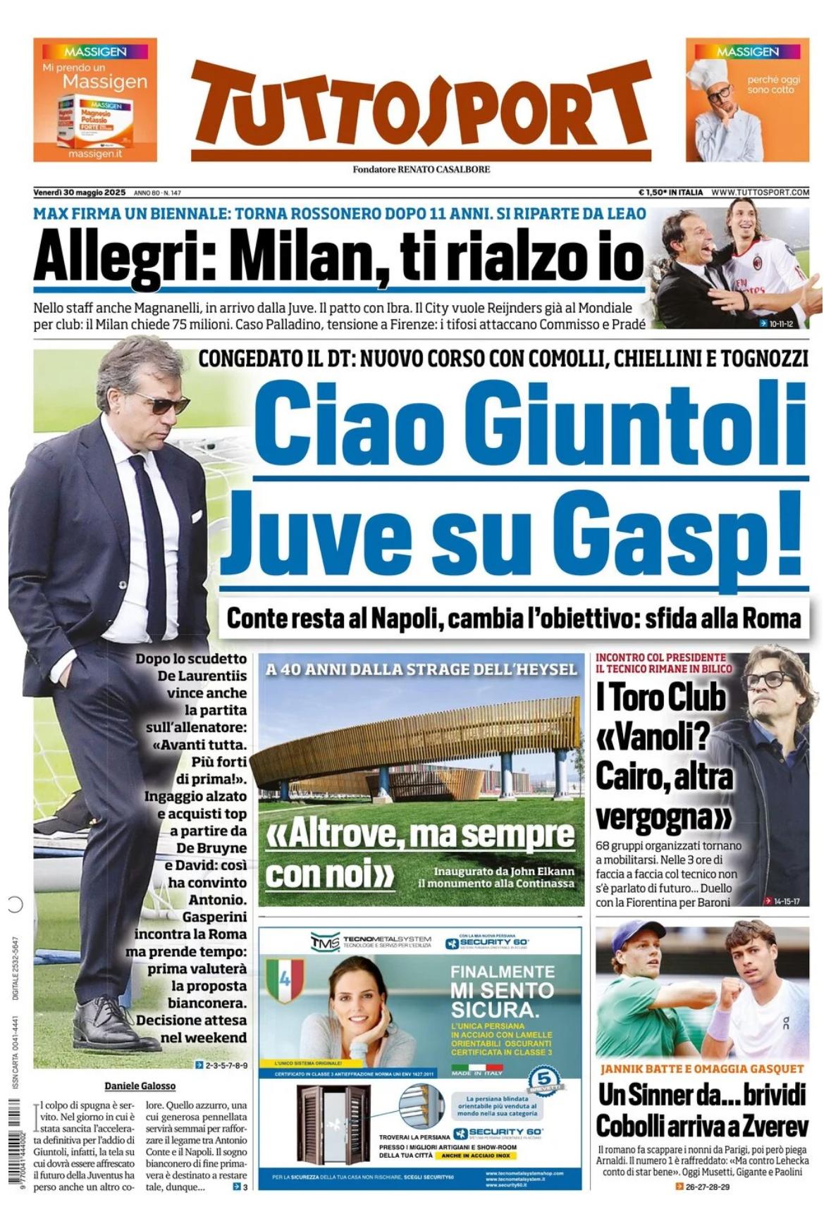 Amerini: "Vanoli porterà rigore nella Fiorentina. E' la persona che serve in questo momento"