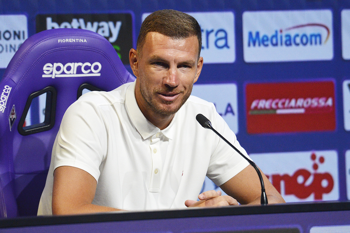 Dzeko: "Bologna? Volevo solo la Fiorentina. Tris con Kean-Gud? Si può fare. Conference? È un obiettivo"