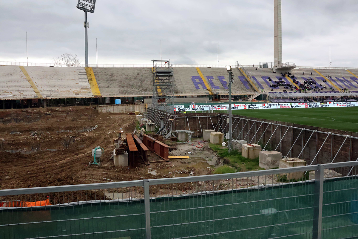 Fiorentina al Franchi durante i lavori, si allungano tempi e costi. L'intervento di Commisso...