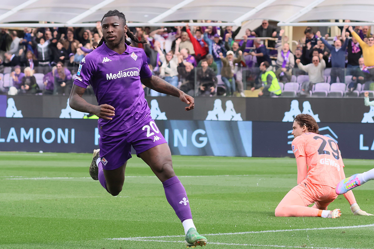 E' tornata la Fiorentina di Palladino: fiducia, qualità e forte con le grandi. Kean miglior bomber viola dal 2010