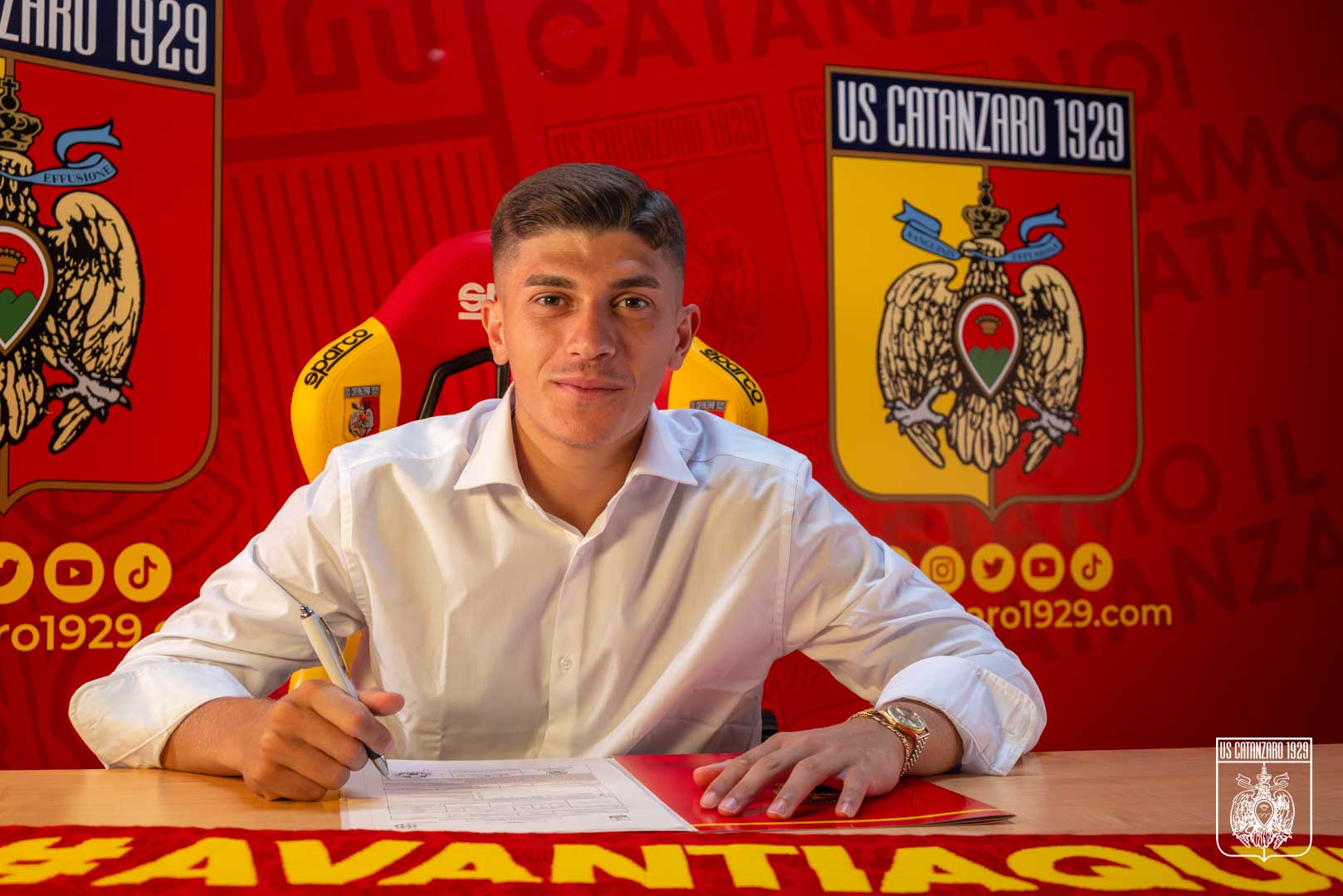 Ufficiale la cessione di Favasuli al Catanzaro: il comunicato