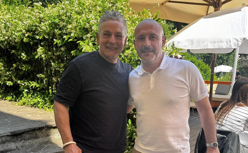 Italiano, anche Roberto Baggio si congratula con lui per la vittoria della Coppa Italia