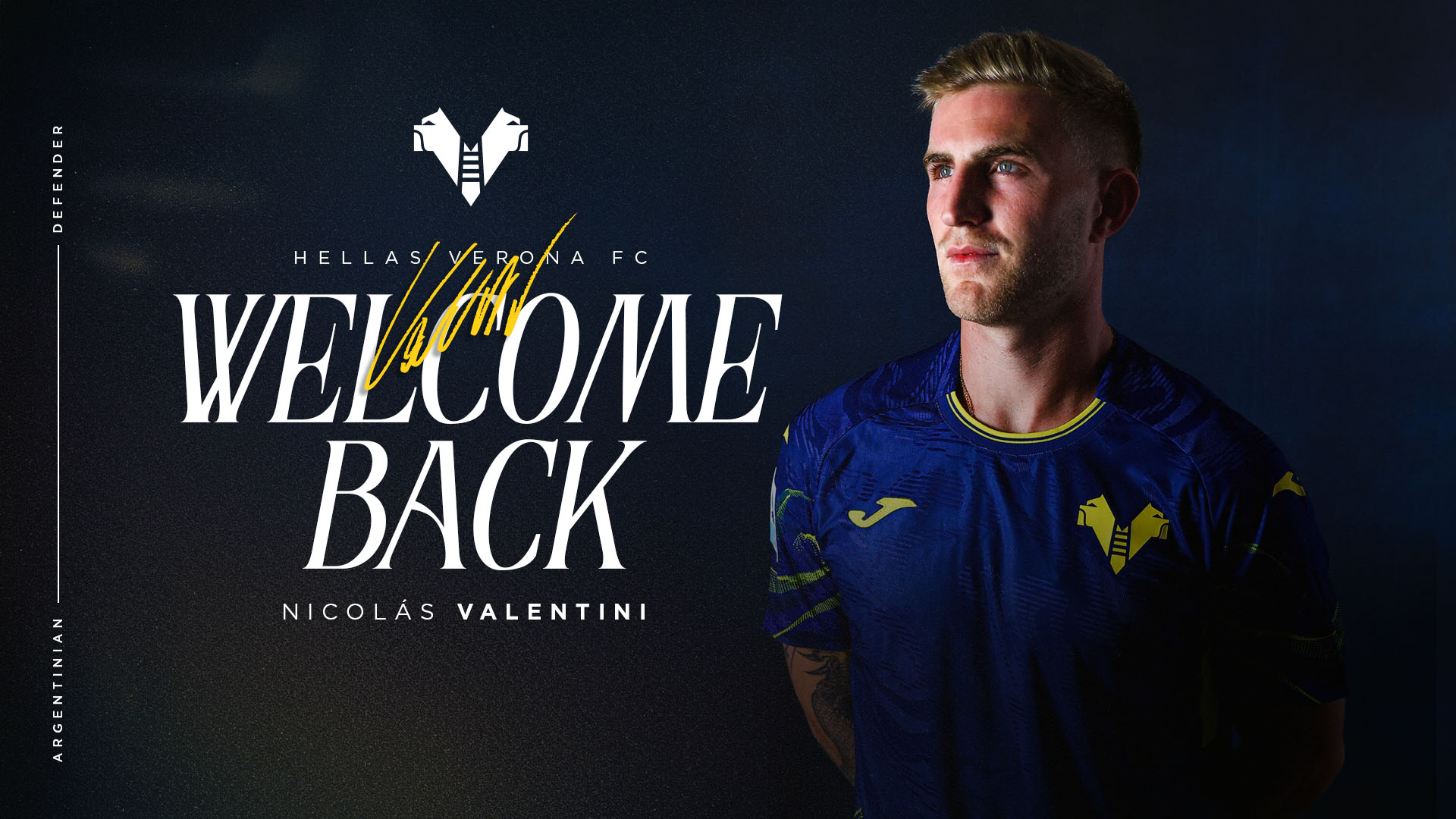 Ufficiale: Nicolas Valentini è un nuovo giocatore dell'Hellas Verona