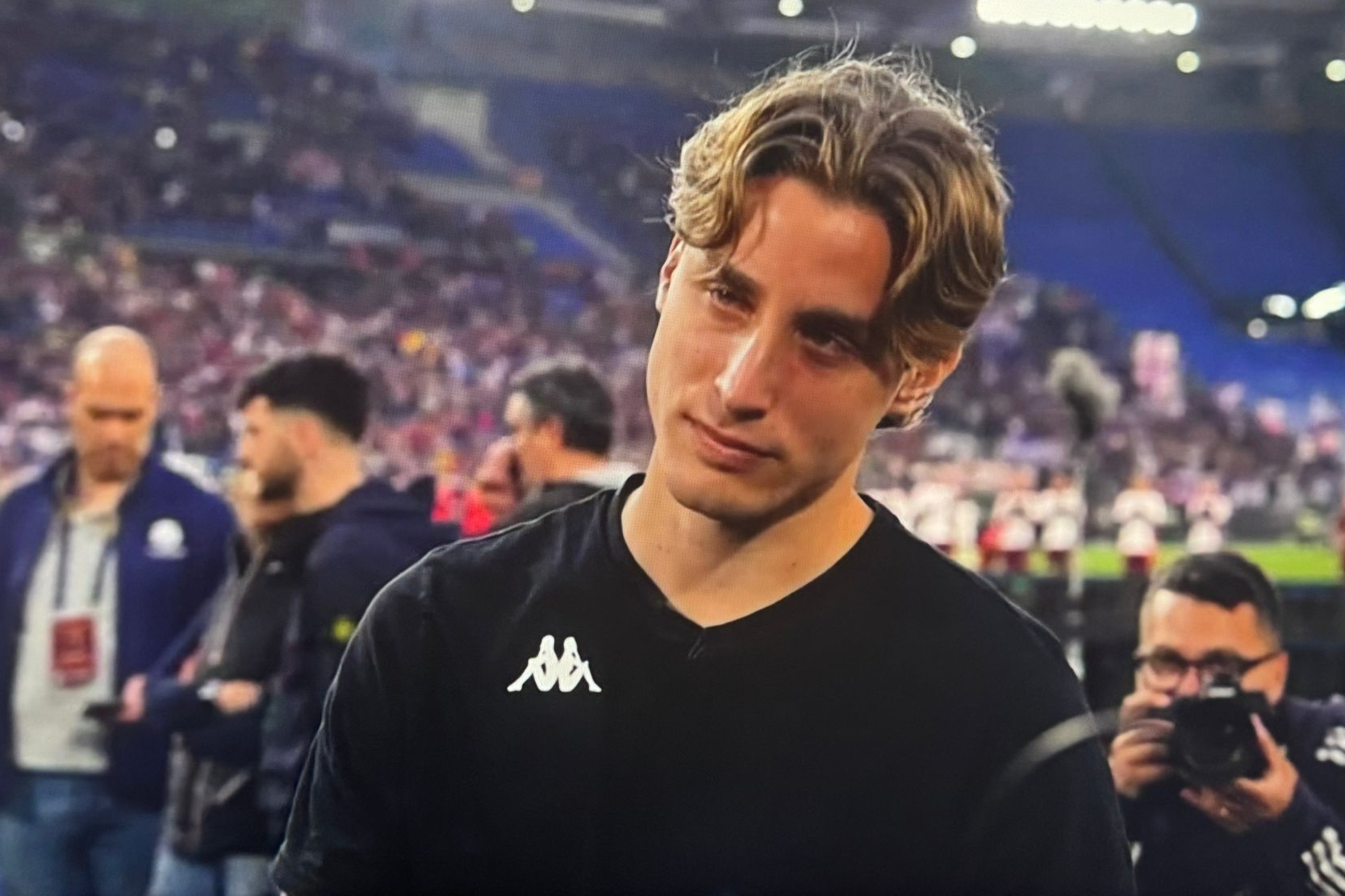 L'emozionante omaggio dell’Olimpico per Bove (VIDEO)