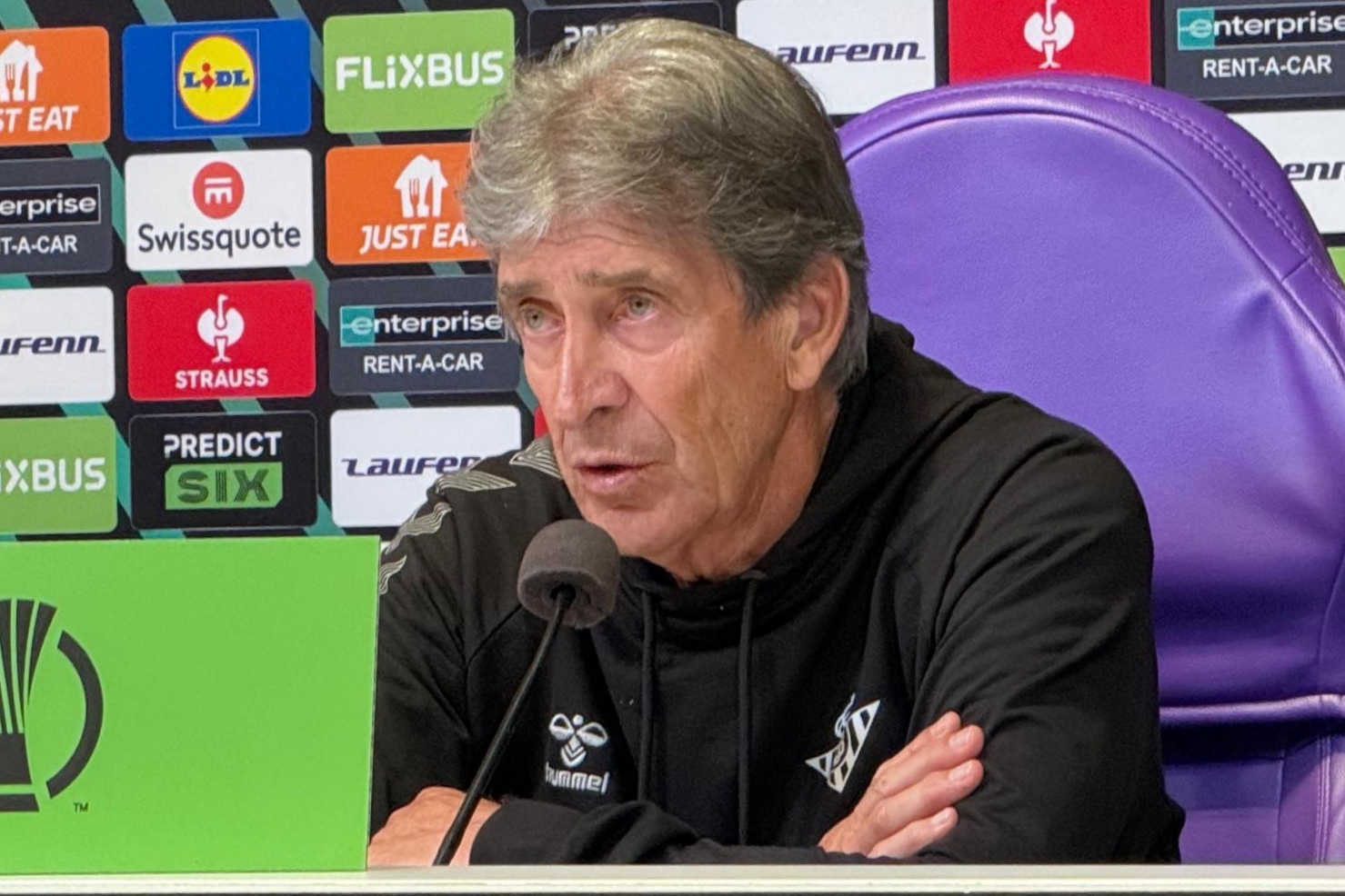 Pellegrini (sala stampa): "Il Betis merita questa finale, ora sogniamo anche la Champions"