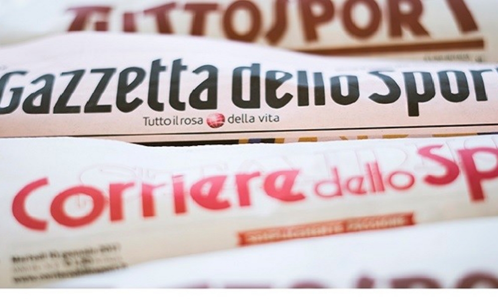 Quotidiani: la prima pagina di Qs, Stadio, Gazzetta, Corriere dello Sport, Tuttosport