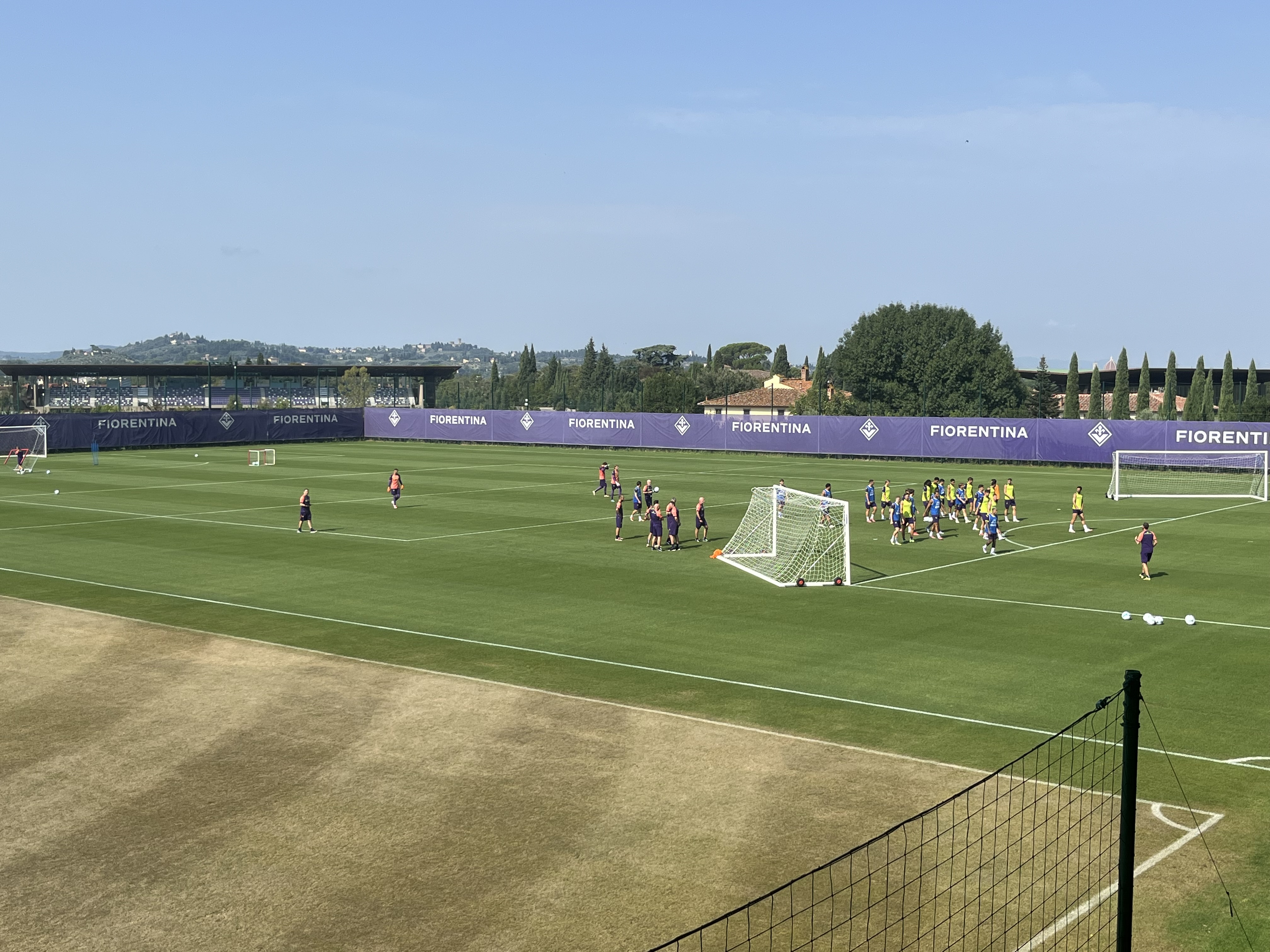 Dal Viola Park: Comuzzo in gruppo, Braschi e Kouadio presenti alla rifinitura