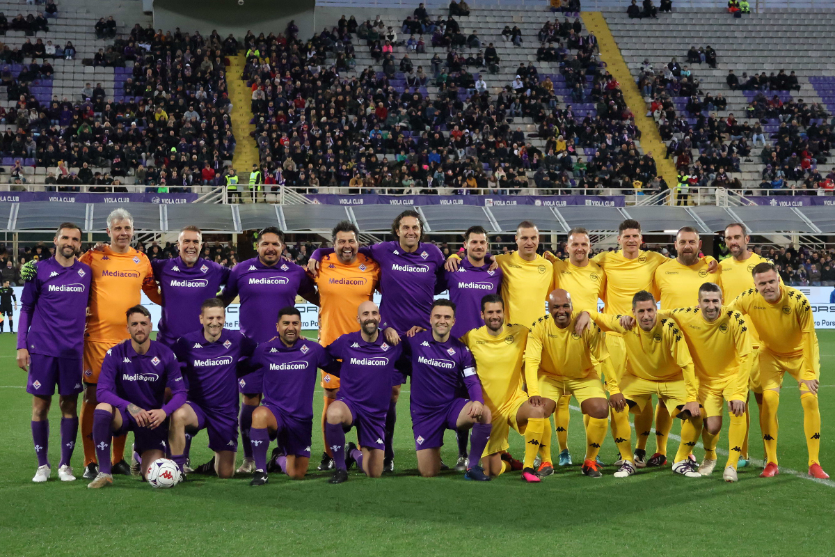 Serata amarcord al Franchi: in campo 30 anni di storia viola. Grazie Pepito