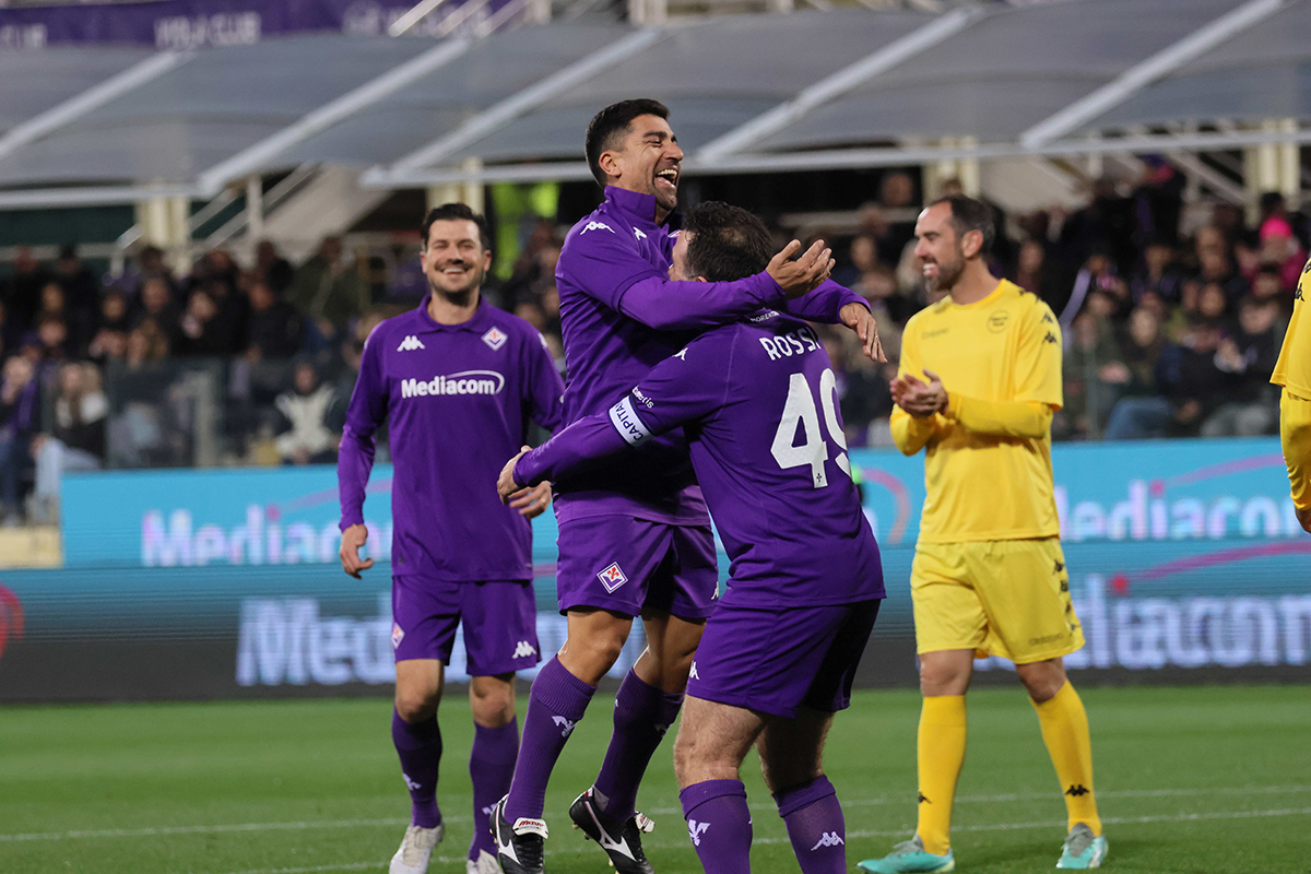 Pepito Team-Fiorentina, finisce 7-5: grande festa per Rossi, a segno Gomez e Bati