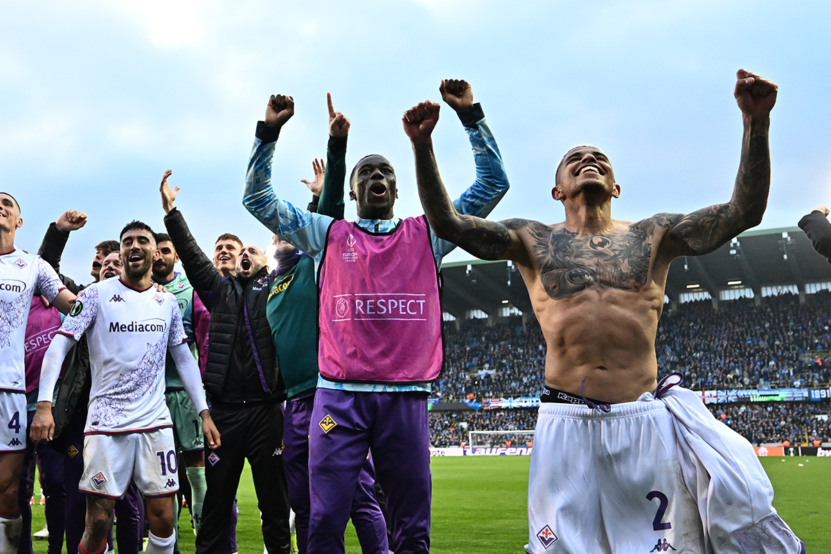 Fiorentina, falsa partenza: poi dominio e lezione di calcio al Brugge