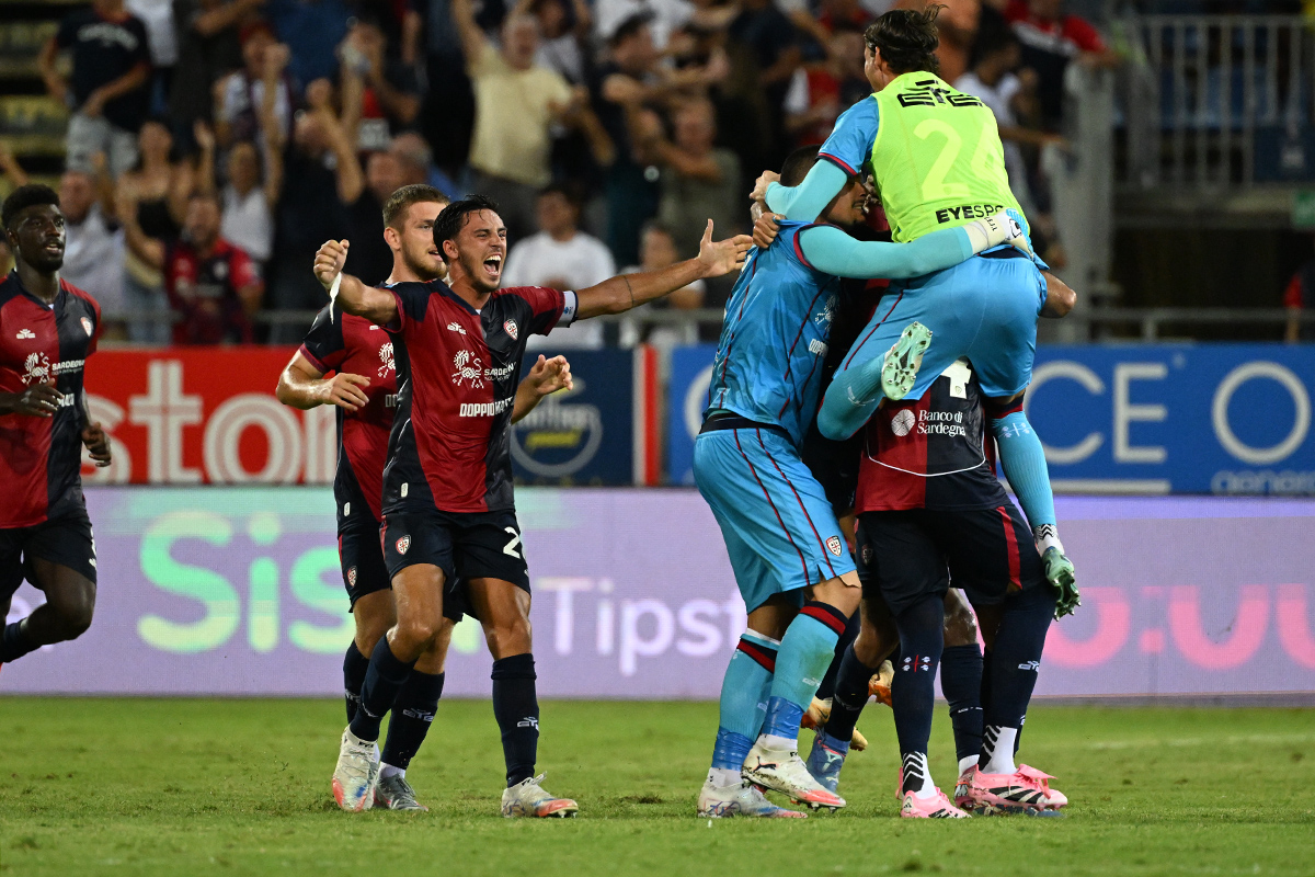 Coppa Italia, il Cagliari batte 4-1 il Frosinone e si regala il Napoli