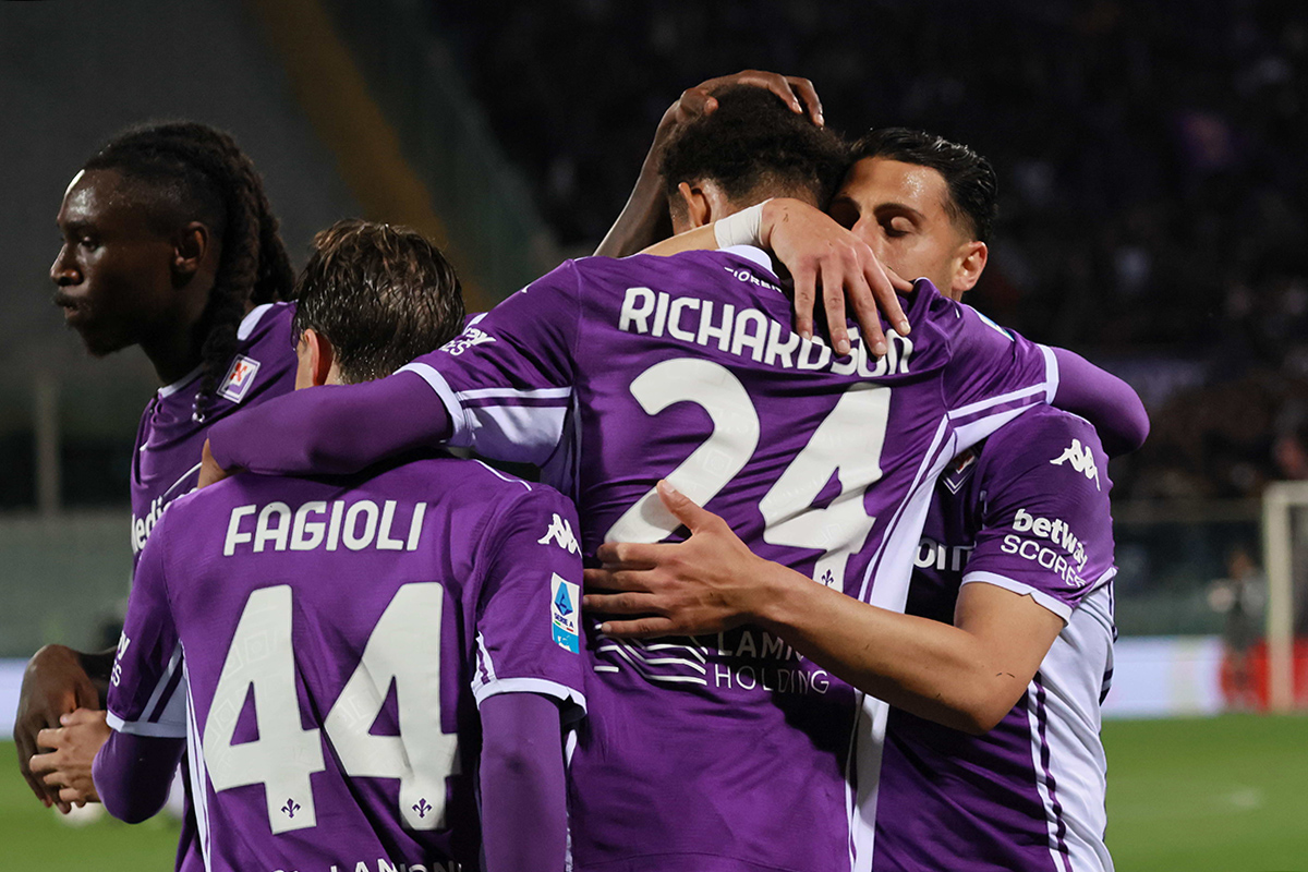 Il primo di Richardson (in A), 15 marcatori diversi. Solo 5 meglio della Fiorentina