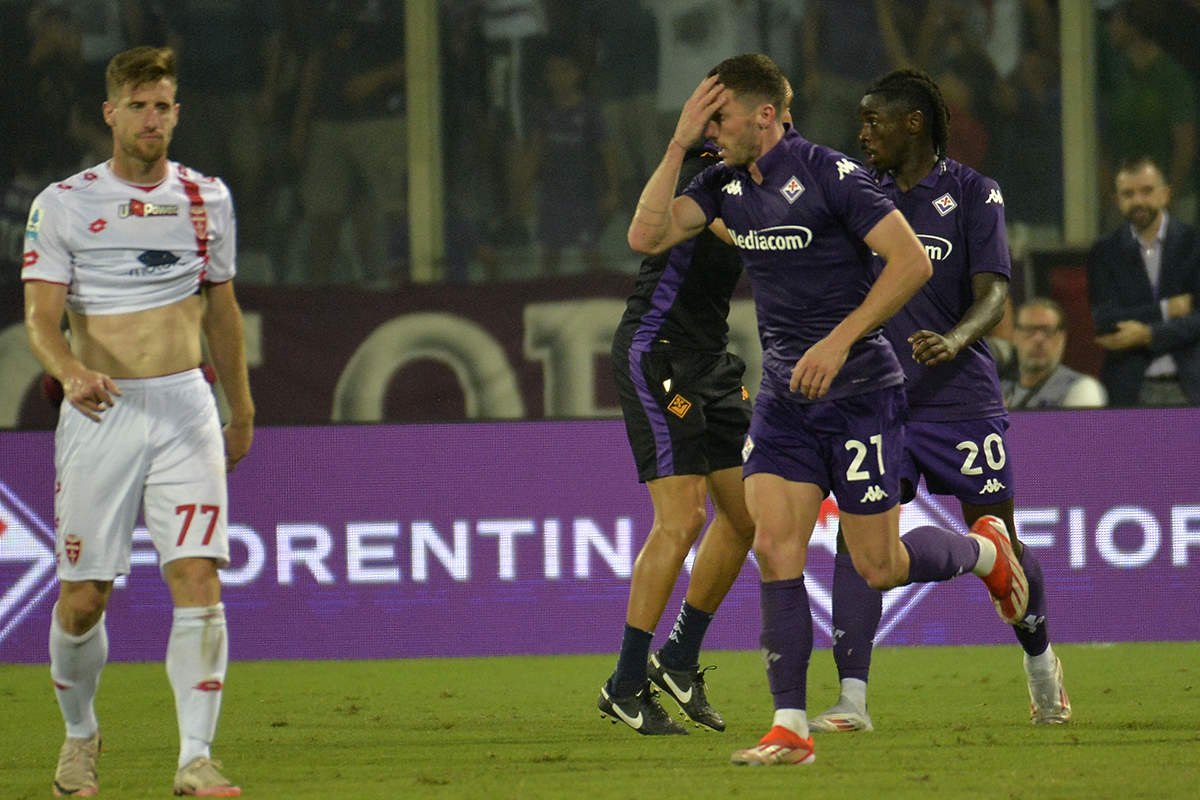 E alla fine arriva Gosens. Cinque pari su cinque, mai successo nella storia viola