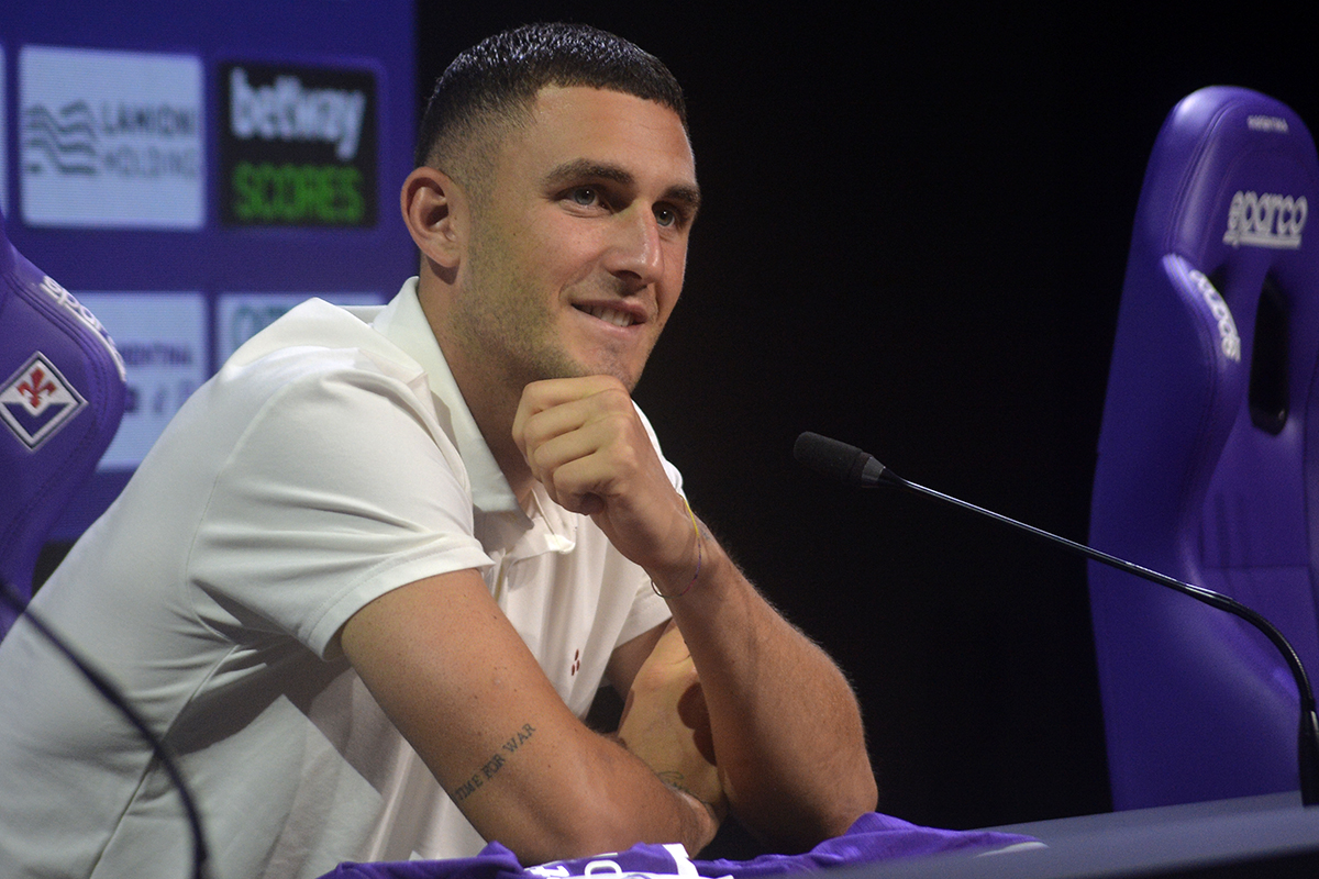 Ancora Piccoli: "Volevo venire qui, la Fiorentina ha ambizioni importanti. Gosens un esempio"