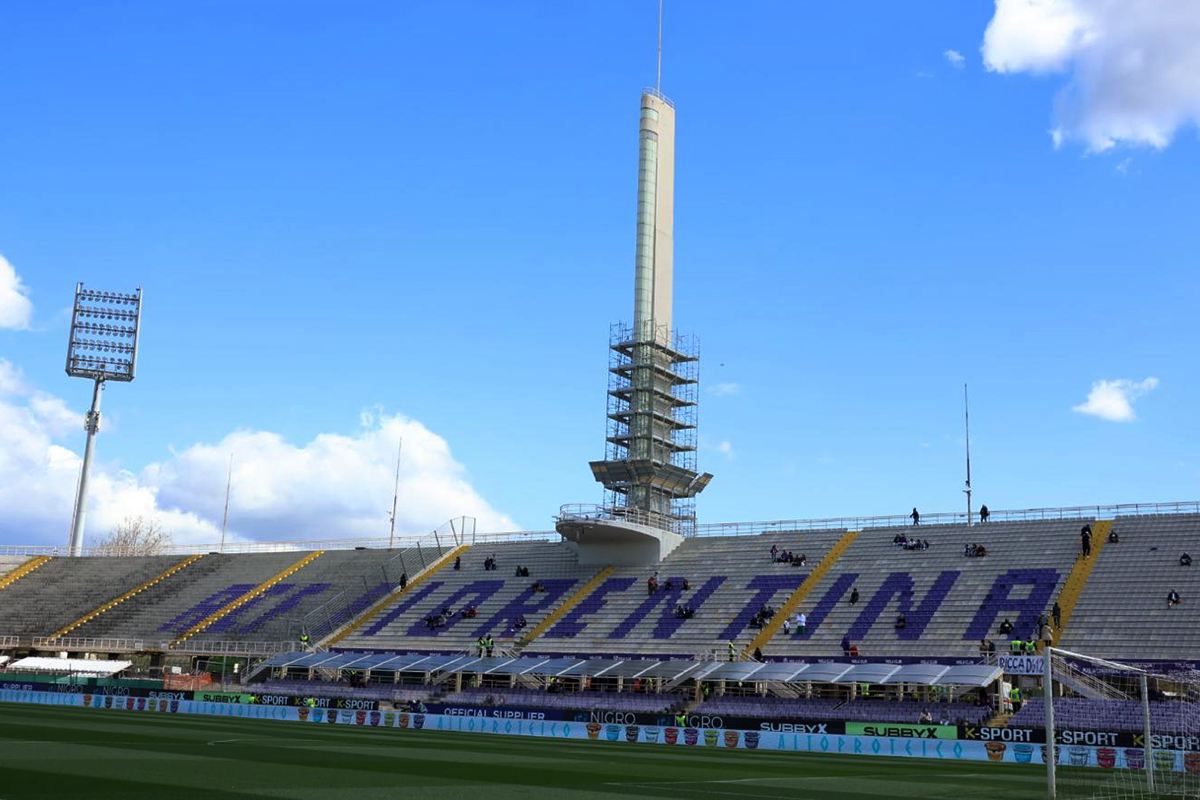 Franchi, nuovi lavori sulla Torre di Maratona: cambia ancora il colpo d’occhio