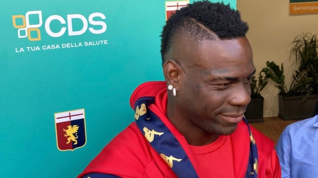 Qui Genoa: allenamento in vista della Fiorentina. Differenziato per Balotelli