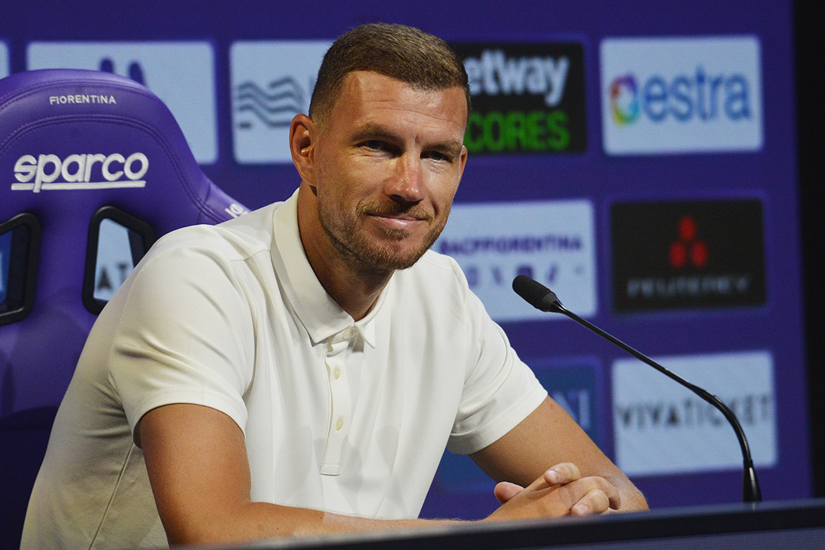 Dzeko: "Ho scelto subito la Fiorentina, non sono da buttare. Kean? Giocare con gente forte è un vantaggio"