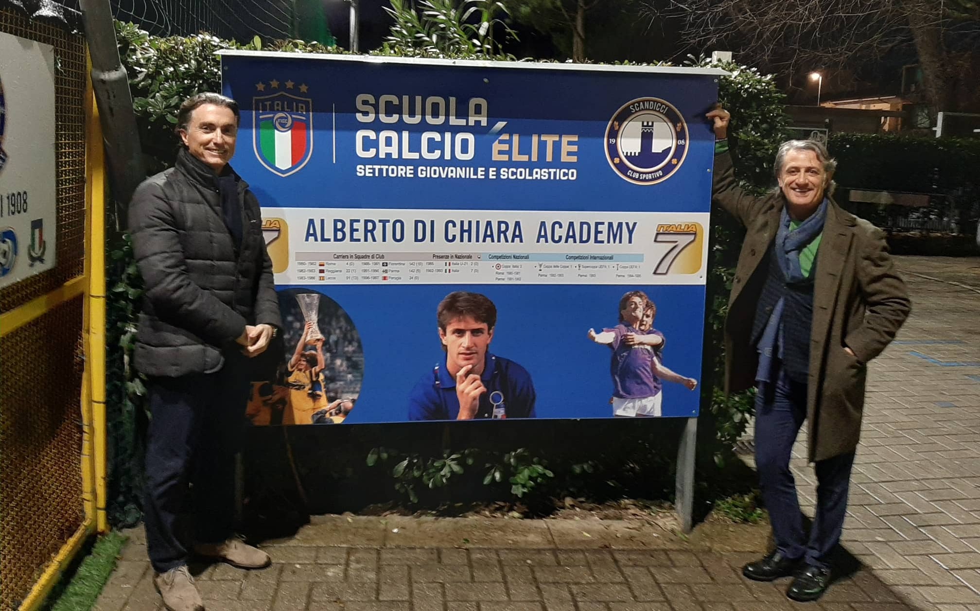 A Scandicci la festa per la 'Alberto Di Chiara Academy': da Di Livio a Dino Baggio, tanti ex viola e Parma presenti