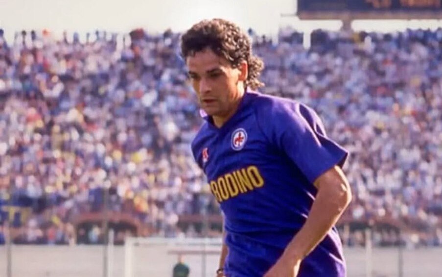 Baggio celebra su Instagram l'esordio in Serie A in maglia viola (FOTO)