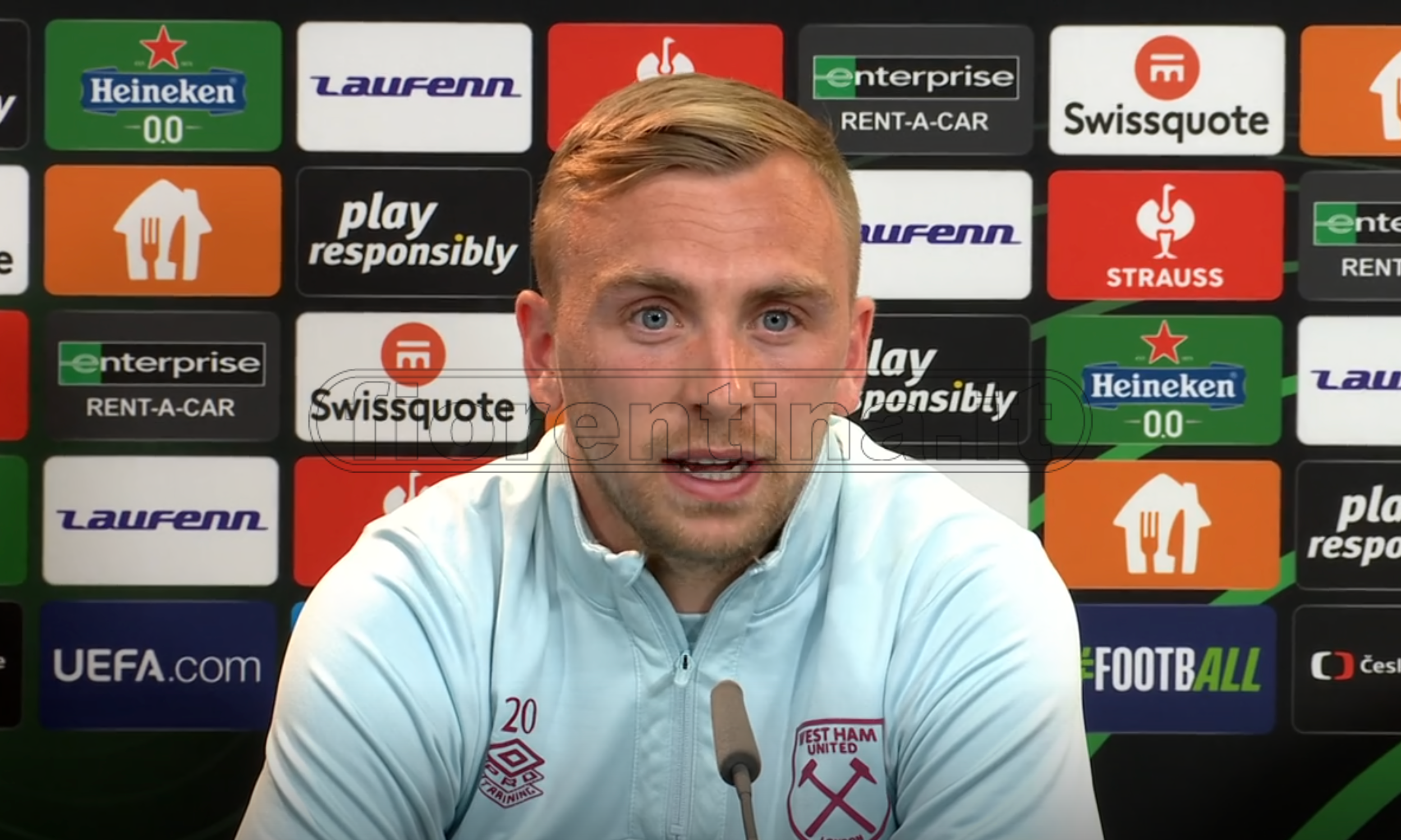Bowen (West Ham): "Abbiamo studiato molto i viola. Vogliamo vincere per i nostri tifosi"