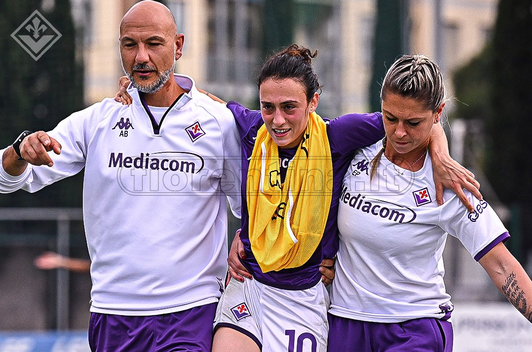 Femminile, report medico Catena: distorsione di 2° grado dell'articolazione tibio-tarsica