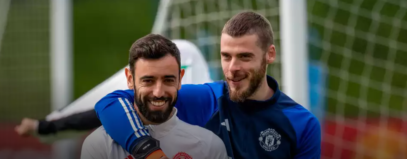 Bruno Fernandes aspetta De Gea: "Non vedo l'ora di rivederti, amico mio"
