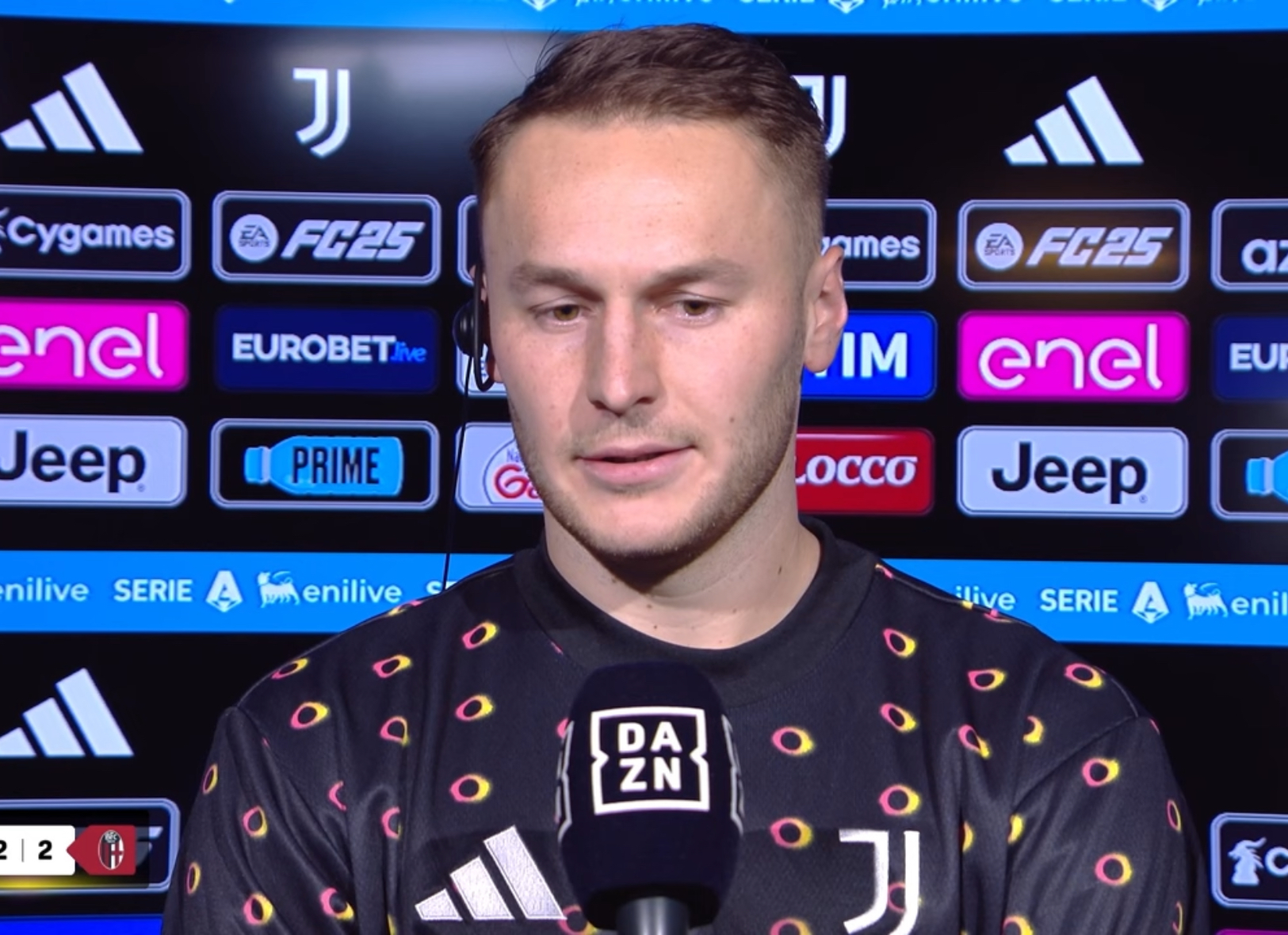 Monza-Juve, Koopmeiners sostituito all’intervallo per infortunio