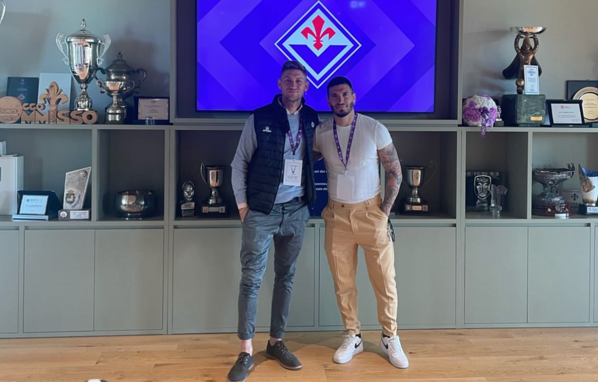 Viola Park, visita degli agenti argentini Leandro Rodriguez e Facundo Coria