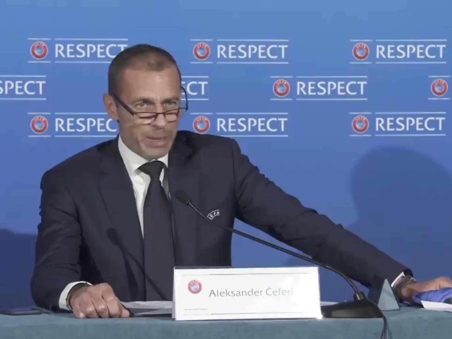 Ceferin: “Commisso? Grande appassionato di calcio. L’ho visto 2 volte in finale e forse lo rivedrò”