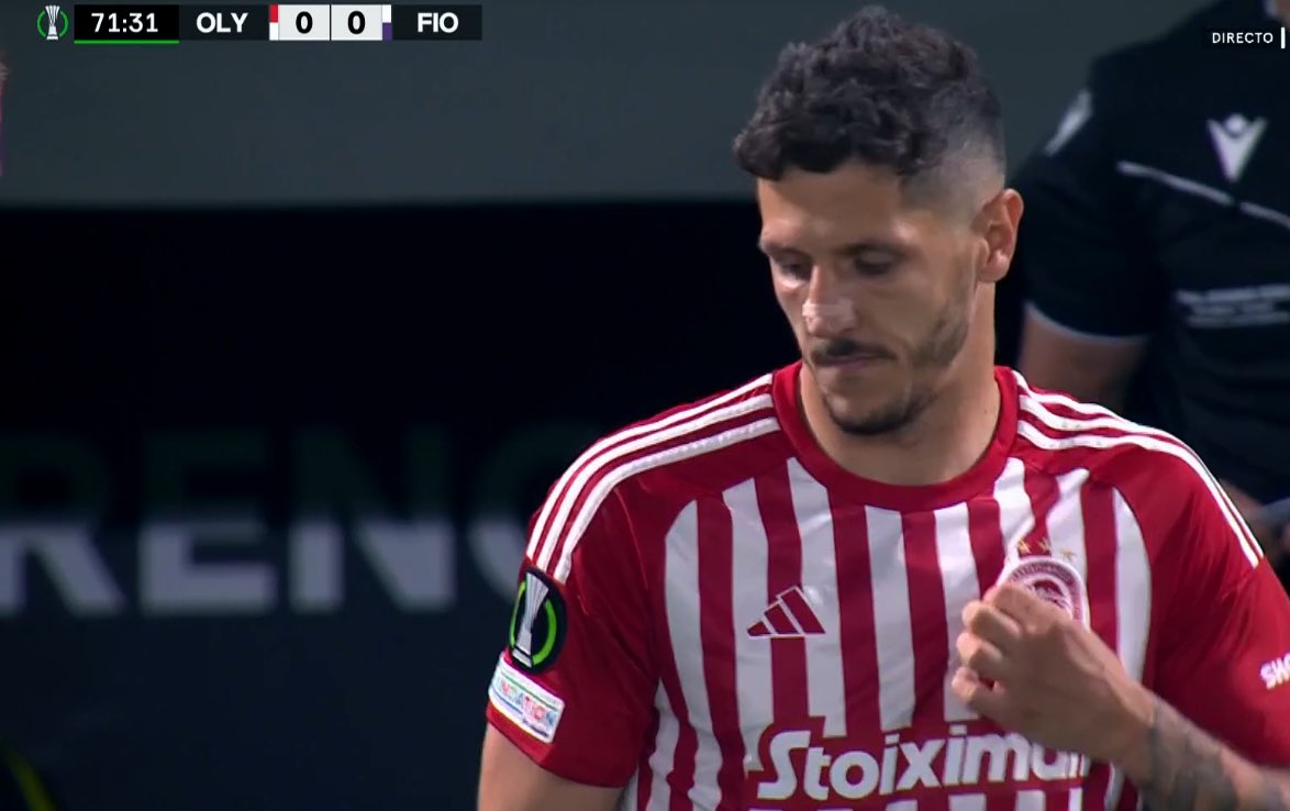 Olympiacos, Jovetic: "Orgoglioso dei ragazzi, ce la siamo meritata. Complimenti alla Fiorentina"