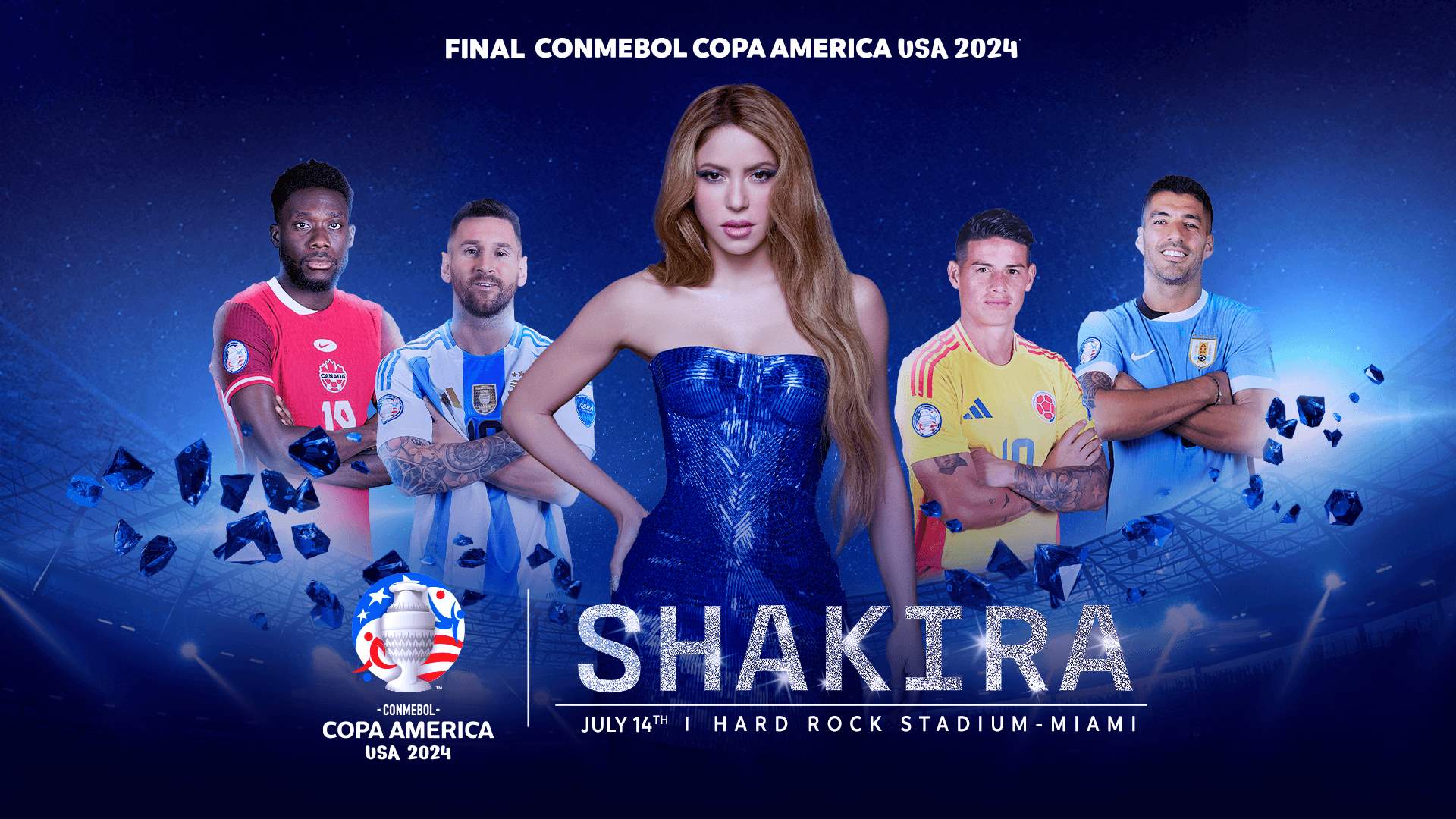 Copa América, intervallo di 20 minuti in Argentina-Colombia per esibizione di Shakira