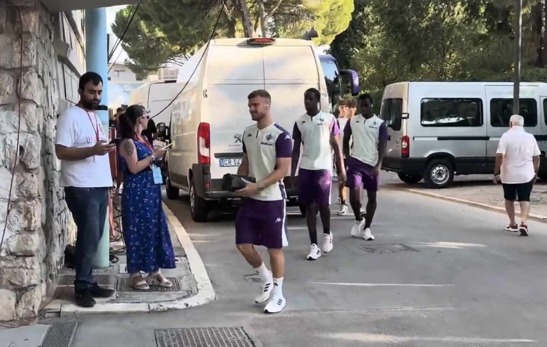 Fiorentina arrivata allo Zecchini per l’amichevole con il Grosseto (VIDEO)