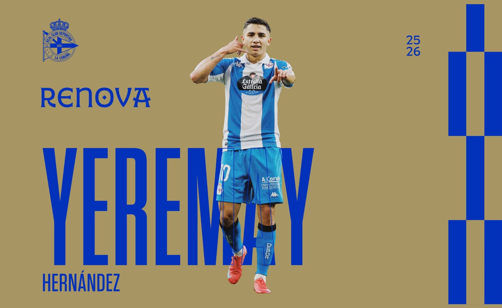 Deportivo La Coruna, ufficiale il rinnovo di Yeremay Hernandez