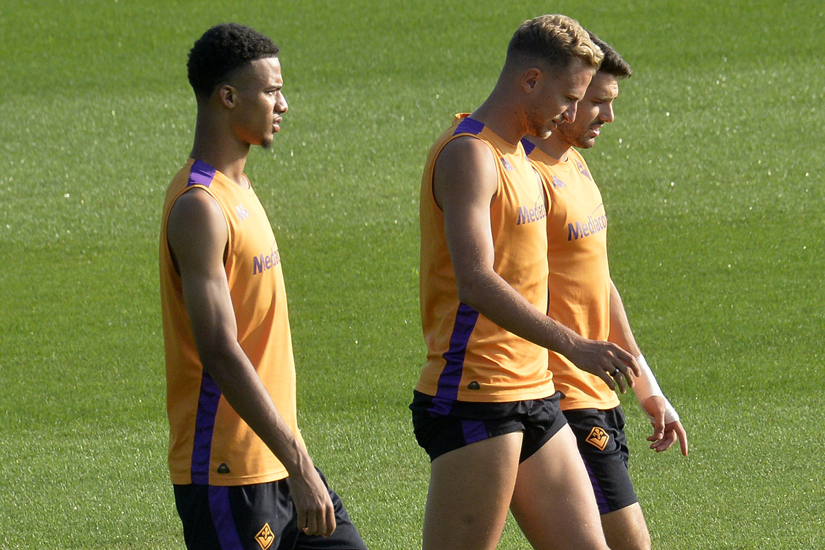 Le immagini della rifinitura della Fiorentina nella fotogallery di LaViola.it