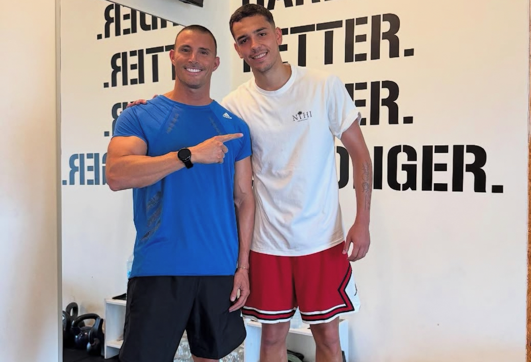 Moreno ieri in Versilia in attesa del trasferimento al Levante