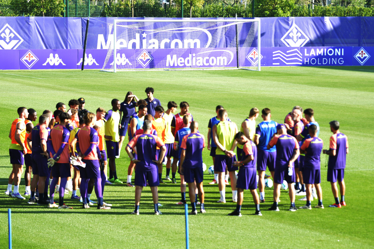 Il programma di oggi: doppio allenamento al Viola Park