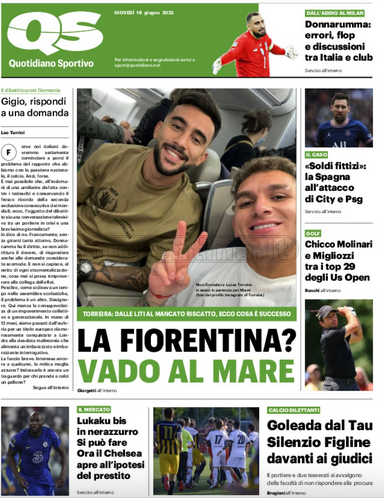 Quotidiani: la prima pagina di Qs, Stadio, Gazzetta, Corriere dello Sport, Tuttosport