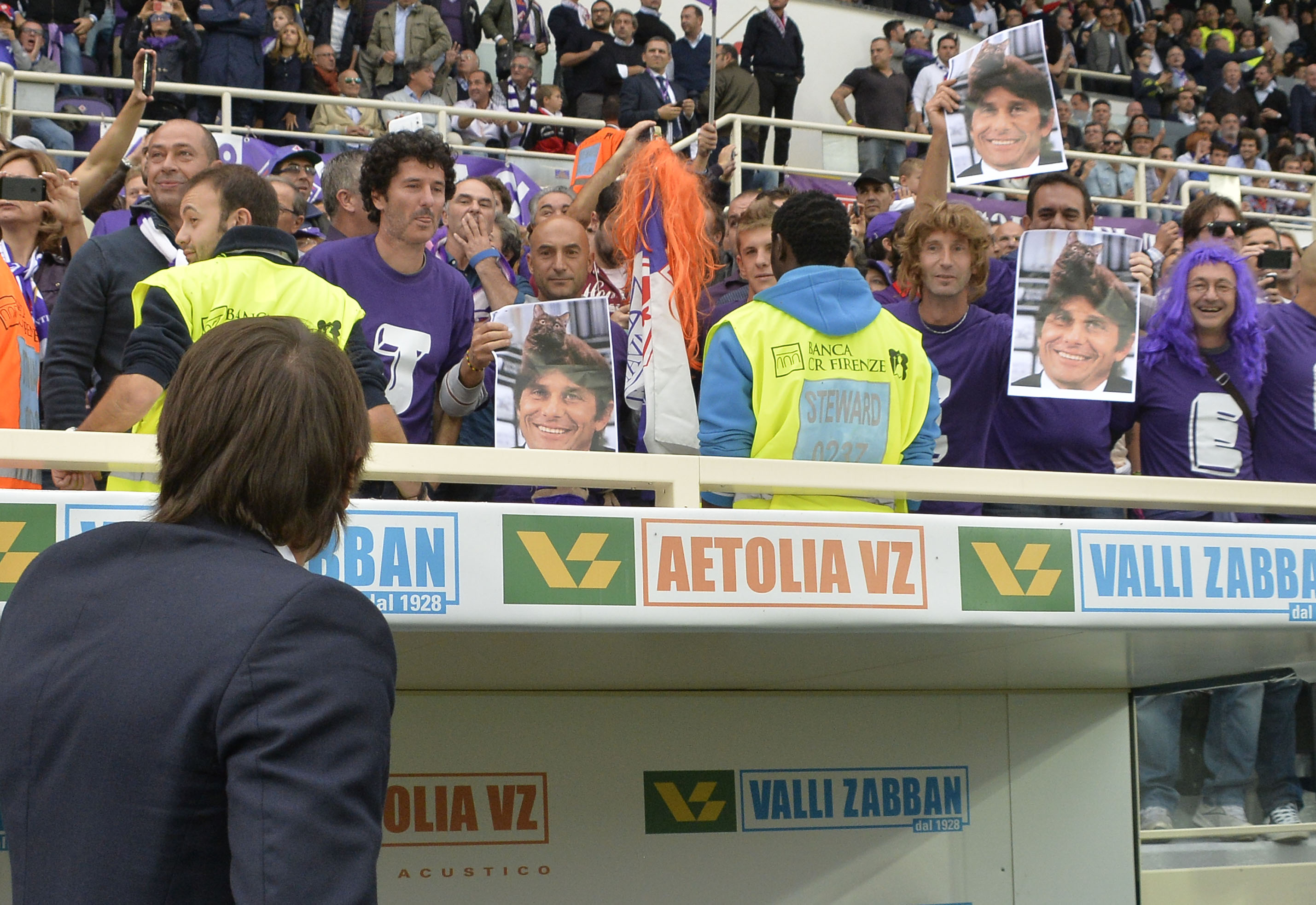 Il napoletano Palladino e l'accoglienza del Franchi per Conte. Ma Antonio ha sempre risposto con ironia