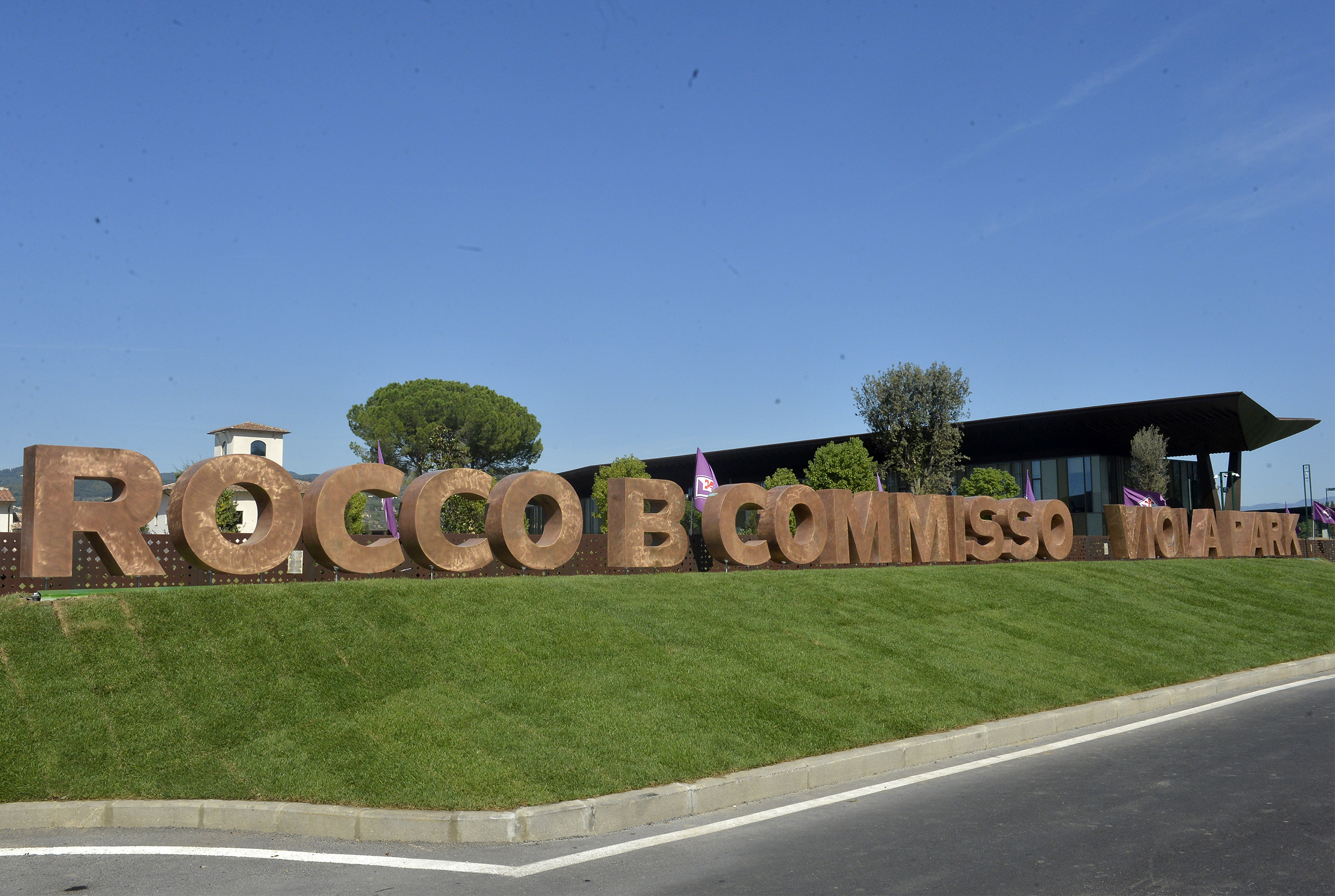 Qui Viola Park, visita dell’agente Letterio Pino