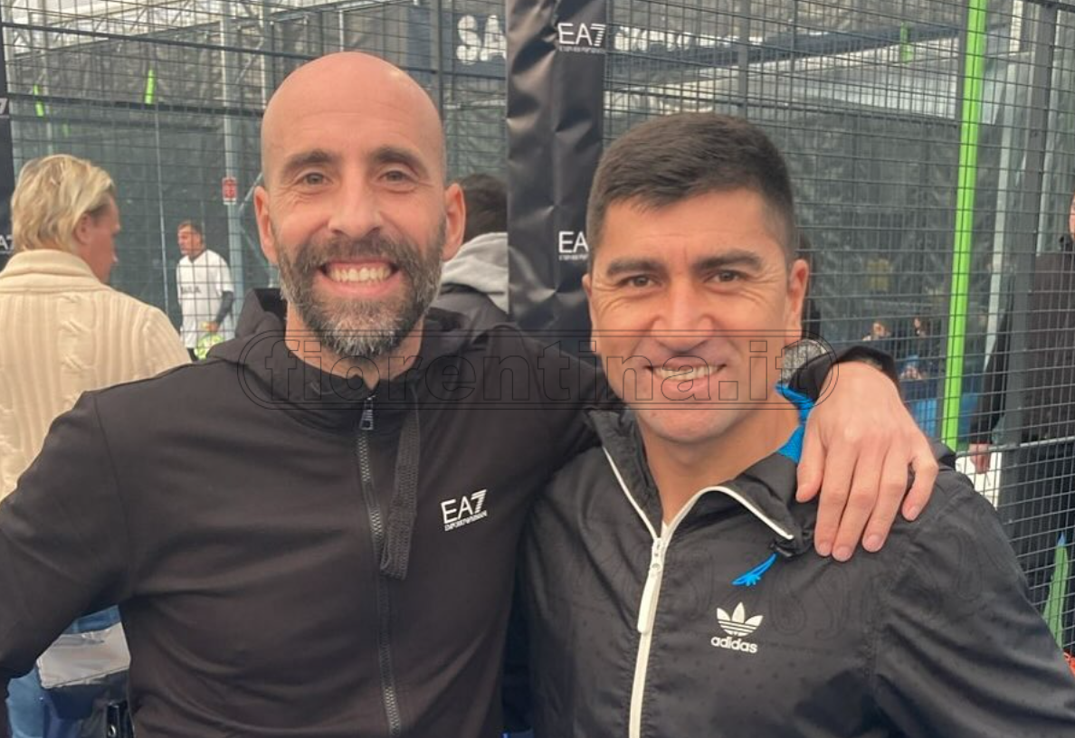 Ex viola, Borja Valero e Pizarro si danno al padel. E lo spagnolo scherza: "A calcio giocavamo male..."