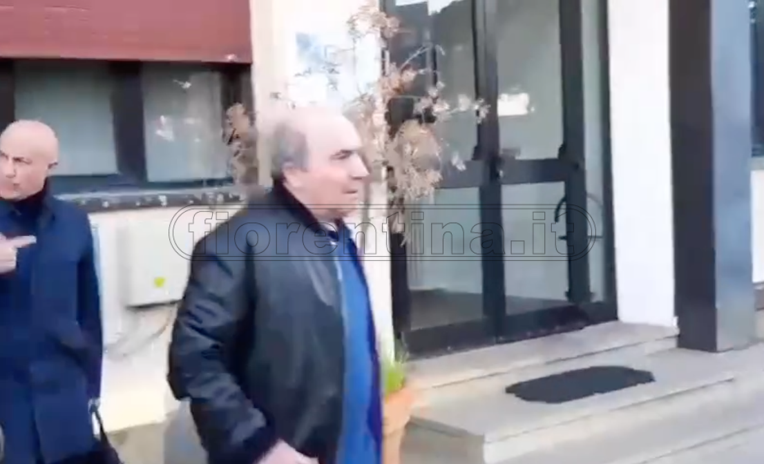 Rocco Commisso è sbarcato a Firenze. Con lui la moglie Catherine e il fratello di Barone (VIDEO)