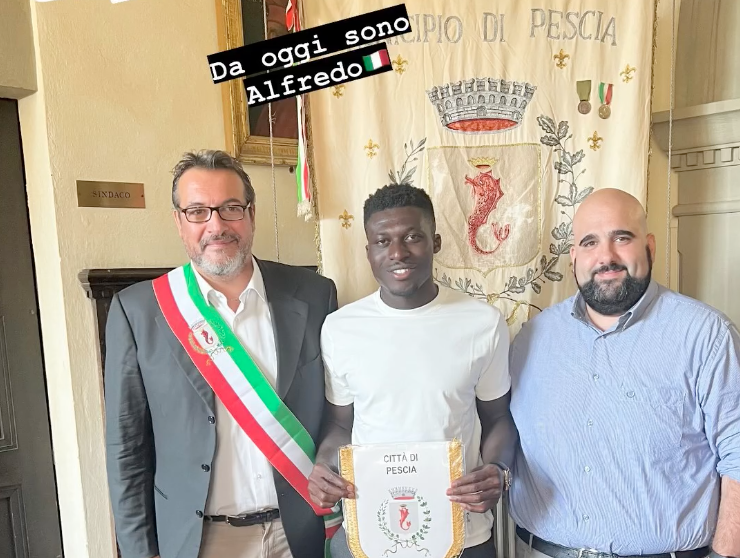 Ex viola, da oggi Alfred Duncan è cittadino italiano