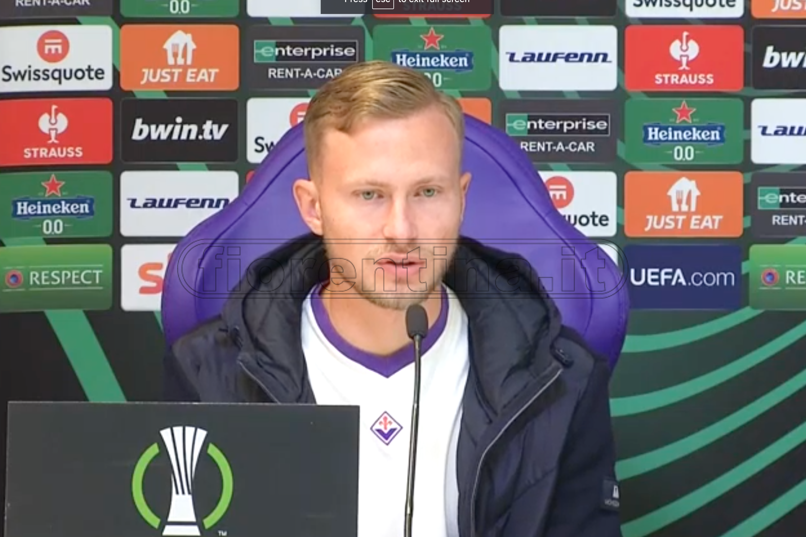 Barak: "Guai a cali di tensione domani. Sono molto contento della mia stagione"