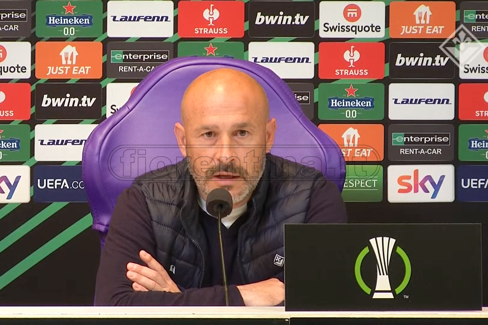 Italiano: "Terracciano ha un po' di febbre, ma credo sia recuperabile. Sottil out. Servirà il fattore Franchi"