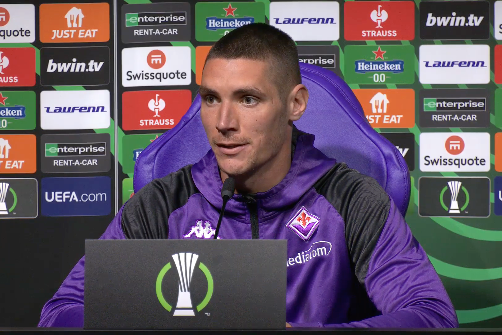 Milenkovic: "Ancora zero gol in stagione? L'importante è che la squadra faccia bene"