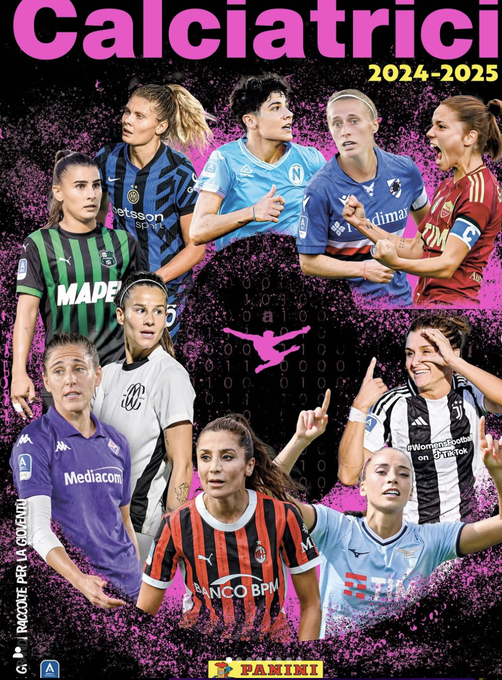 Figurine Panini: presentato oggi il primo album dedicato al calcio femminile. In copertina anche Boquete