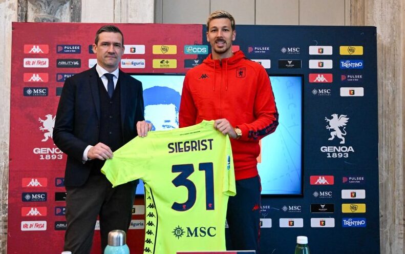 Genoa, preso il sostituto di Gollini: ufficiale l’arrivo di Siegrist dal Rapid Bucarest