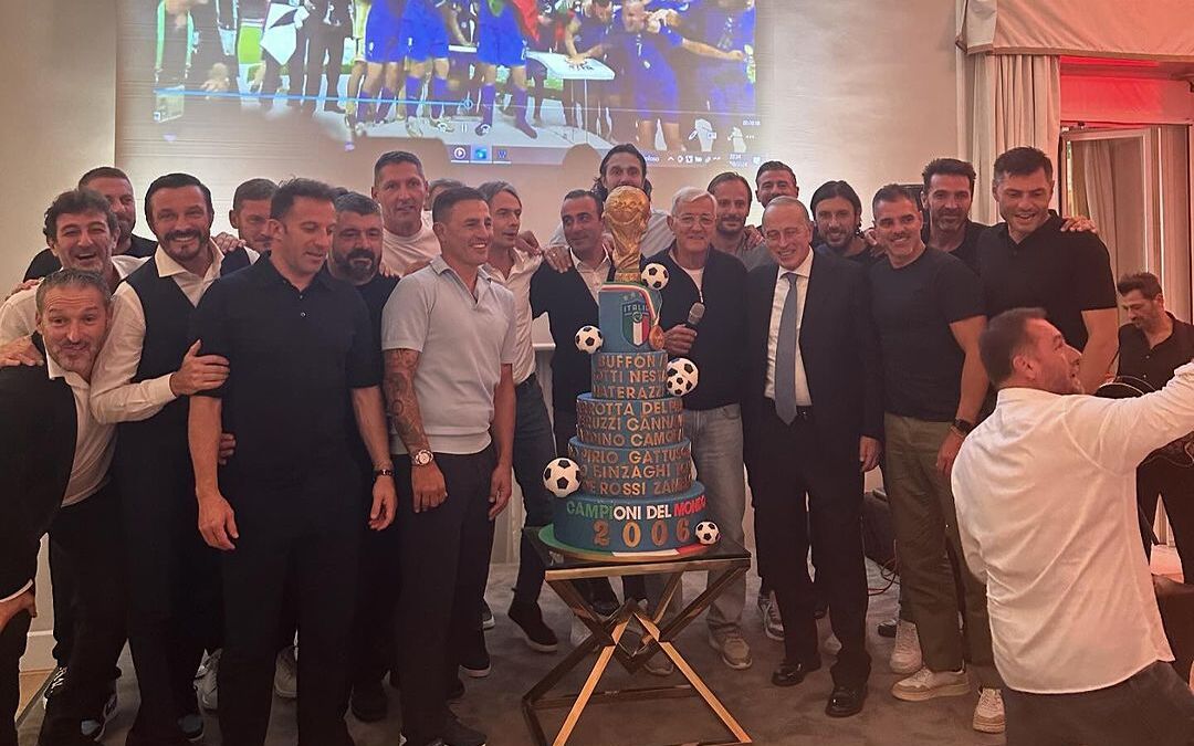 Festa a sorpresa per Lippi a 18 anni dal trionfo Mondiale: presente anche Pradè