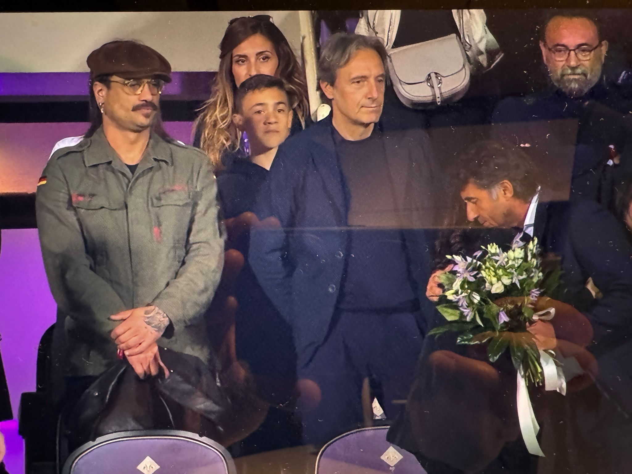 Anche Osvaldo in tribuna al Franchi. Omaggio di Carnevali per Barone (FOTO)